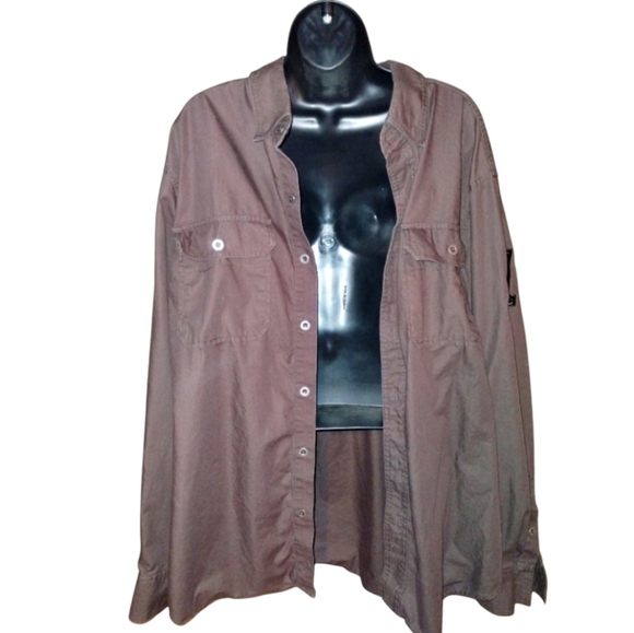 Harley-Davidson Other - Harley Davidson brown button down dress shirt size xl